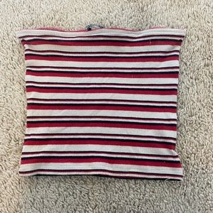 Striped Brandy Melville Tube Top
